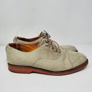 Vintage Roots Men's Dress Loafers Size 9 D Suede Cap Toe Canadian Oxford ShoesG
